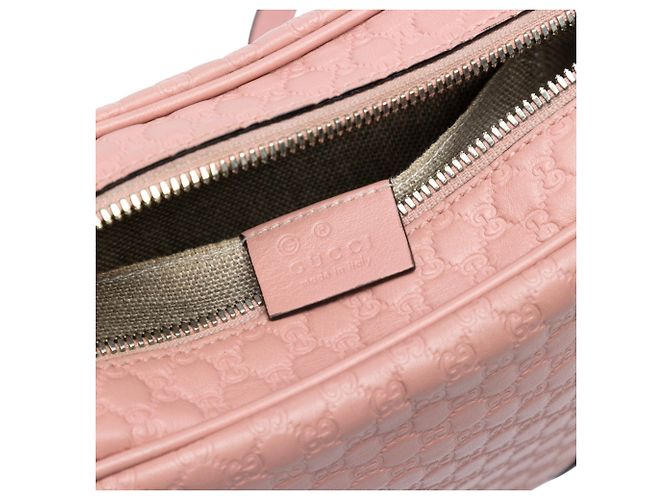 Borsa a tracolla Gucci Bree Microguccissima Rosa - vista 5