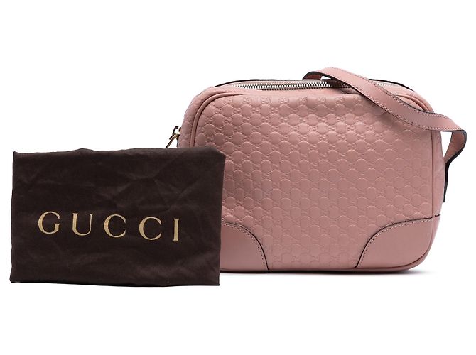 Borsa a tracolla Gucci Bree Microguccissima Rosa - vista 8