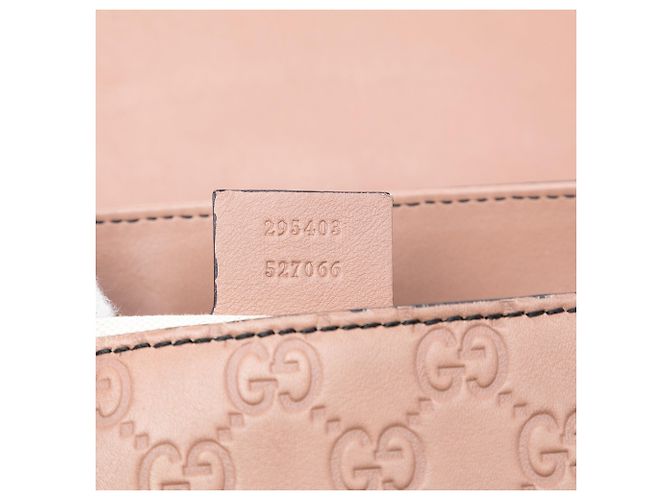 Borsa a tracolla Gucci Large Guccissima Emily marrone - vista 6