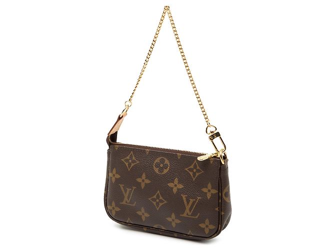 Louis Vuitton Monogram Mini Pochette Accessoires Handtasche braun - Ansicht 2