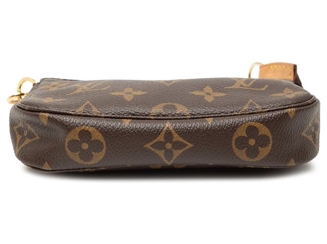 Louis Vuitton Monogram Mini Pochette Accessoires Handtasche braun - Ansicht 3
