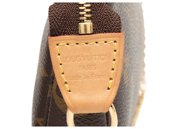 Louis Vuitton Monogram Mini Pochette Accessoires Handtasche braun - Ansicht 5
