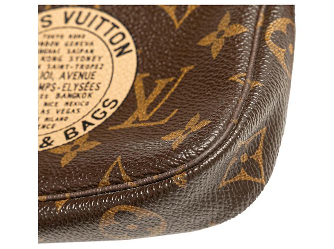Bauletti e borse Louis Vuitton Monogram marrone Mini Pochette Accessoires - vista 9