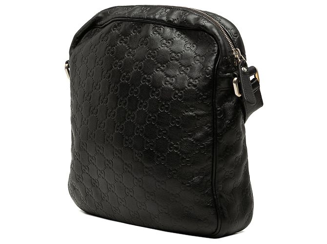 Borsa a tracolla Gucci Guccissima nera Nero - vista 2