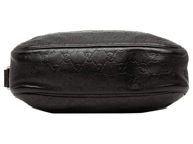 Borsa a tracolla Gucci Guccissima nera Nero - vista 3