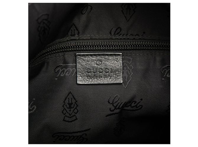 Borsa a tracolla Gucci Guccissima nera Nero - vista 5