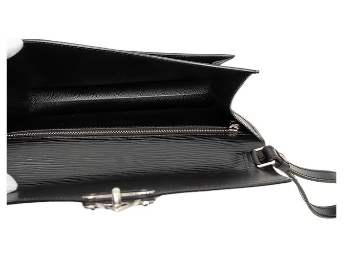 Clutch Dragonne Epi Sellier preta Louis Vuitton Preto - vista 4