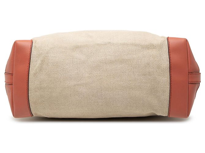 Tote Gucci Medium Canvas Craft Beige - vista 3