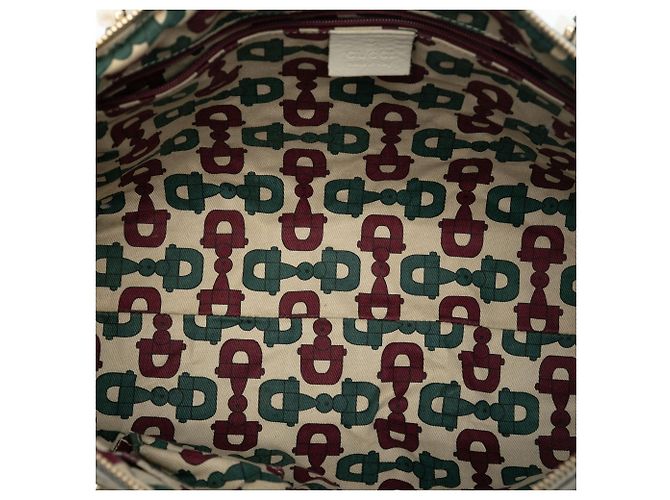 Tote Gucci Guccissima Abbey D Ring bianco - vista 4