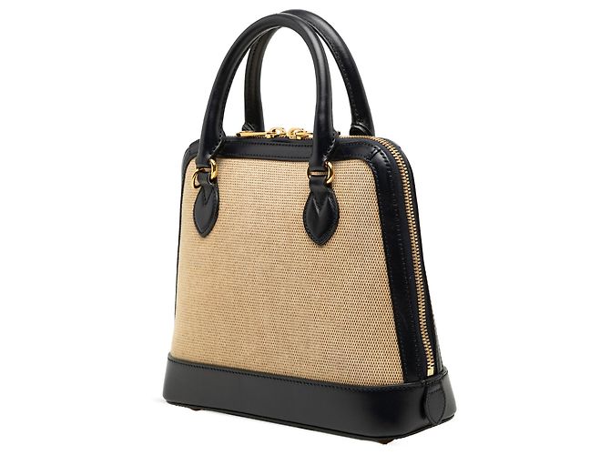 Borsa Gucci Small Canvas Horsebit 1955 Nera Nero - vista 2