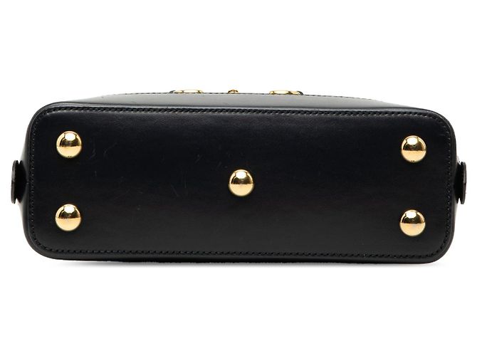 Borsa Gucci Small Canvas Horsebit 1955 Nera Nero - vista 3