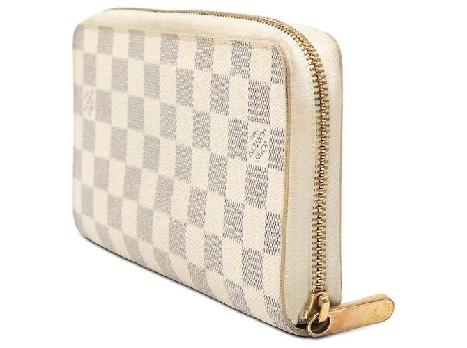 Zippy Organizer Portemonnaie Louis Vuitton Damier Azur Weiß - Ansicht 2