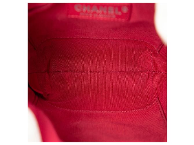 Gabrielle Borsa a secchiello Chanel Small Bicolor in pelle di vitello trapuntata nera Nero - vista 4