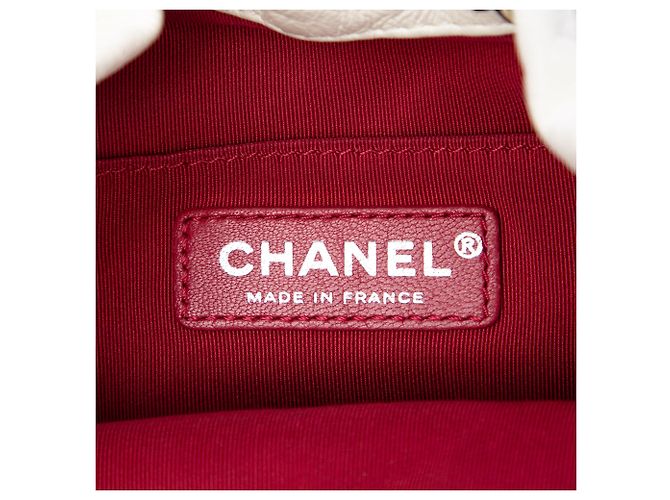 Gabrielle Borsa a secchiello Chanel Small Bicolor in pelle di vitello trapuntata nera Nero - vista 5