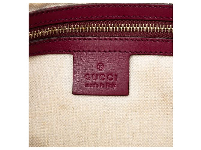 Borsa a tracolla Gucci GG Canvas Mayfair beige - vista 5