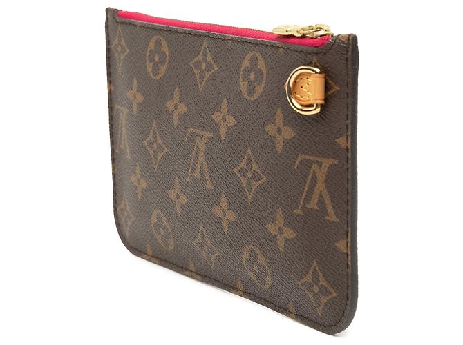 Pochette Louis Vuitton Monogram Neverfull PM Marrone - vista 2