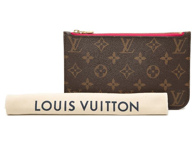 Pochette Louis Vuitton Monogram Neverfull PM Marrone - vista 8