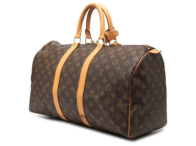 Borsa da viaggio Louis Vuitton Monogram Keepall 45 marrone - vista 2