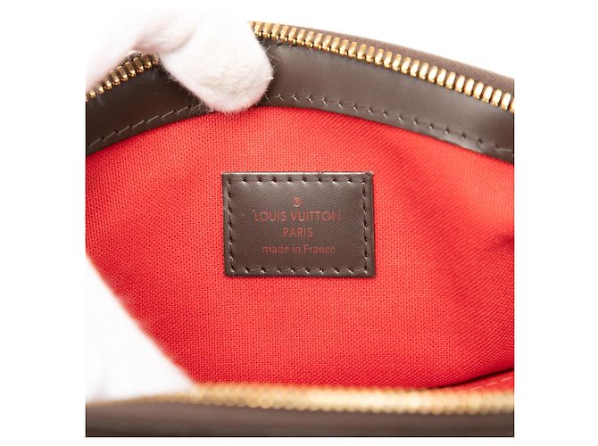 Borsa Louis Vuitton Damier Ebene Verona PM marrone - vista 5
