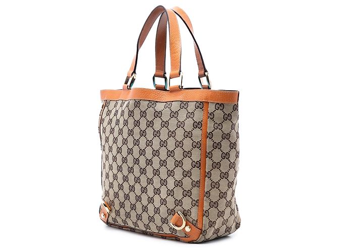 Abbey GG Canvas D Ring Tote von Gucci in Orange - Ansicht 2