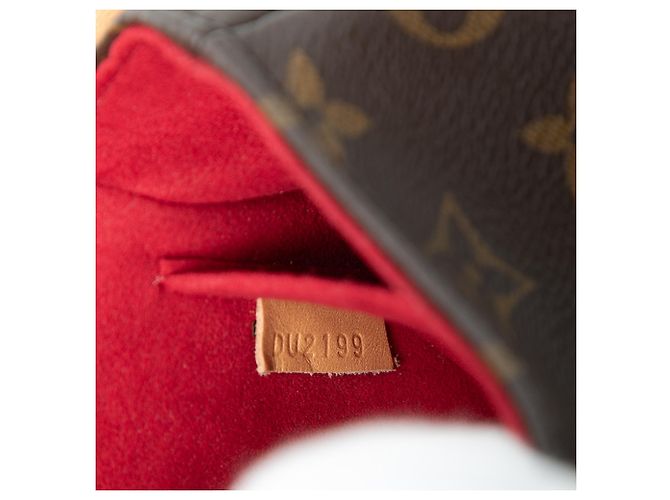 Borsa a tracolla Louis Vuitton Monogram Tambourin marrone - vista 6