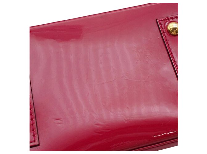Borsa Satchel Louis Vuitton Monogram Vernis Alma BB Rosa - vista 10