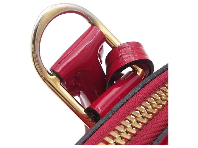 Borsa Satchel Louis Vuitton Monogram Vernis Alma BB Rosa - vista 12