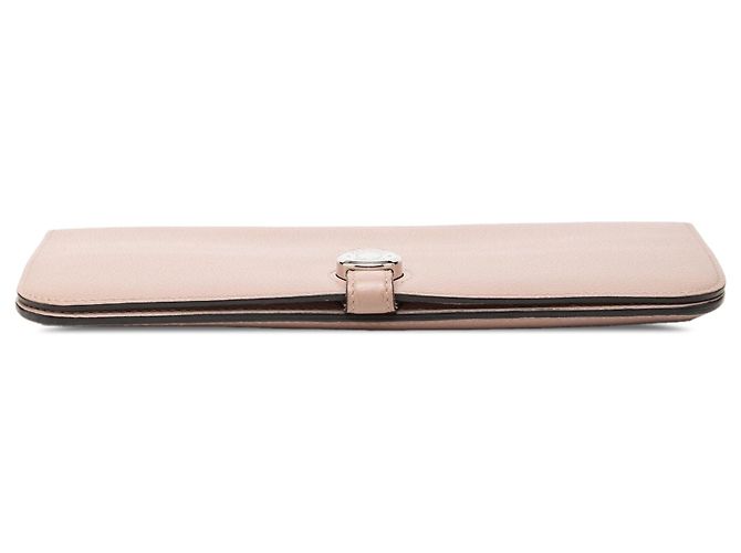 Cartera larga Clemence Dogon rosa Hermès - vista 3