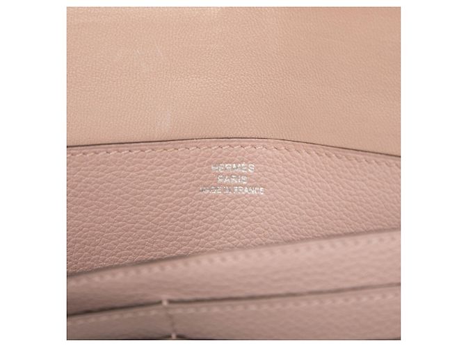 Cartera larga Clemence Dogon rosa Hermès - vista 5