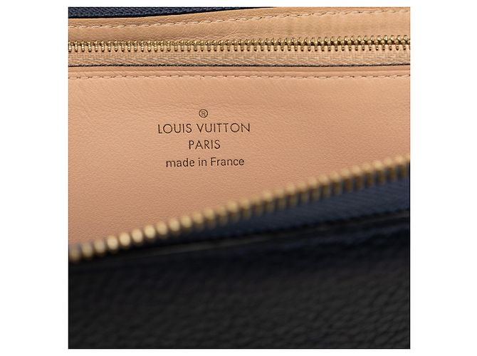 Cartera larga Louis Vuitton Taurillon Comet azul - vista 5