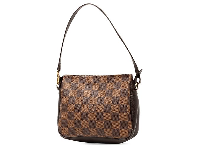 Pochette Trousse Louis Vuitton Damier Ebene Marrone - vista 2