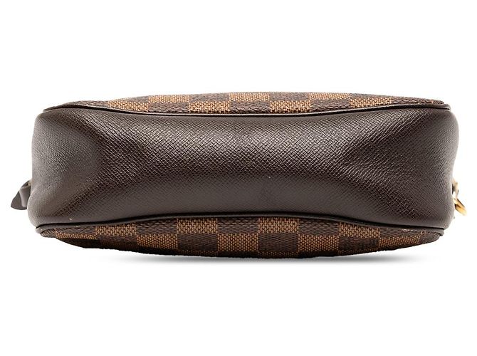 Pochette Trousse Louis Vuitton Damier Ebene Marrone - vista 3
