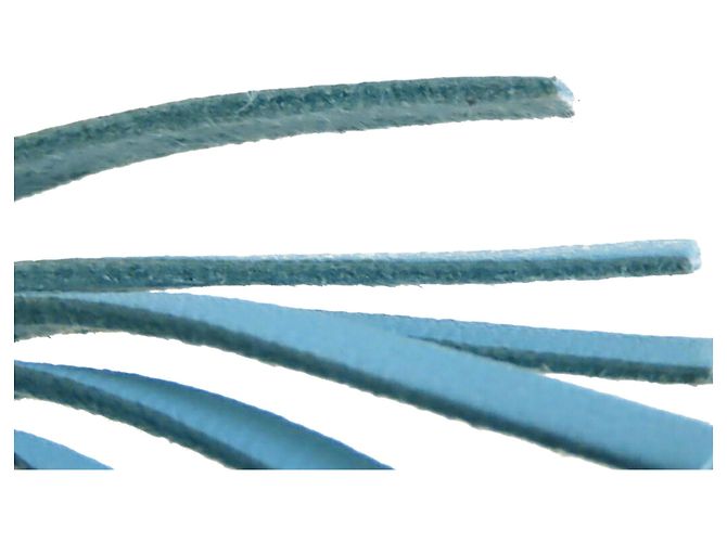 Hermès Grigri Rodeo Bag Charm PM aus Milo Lammleder, Gelb - Ansicht 6