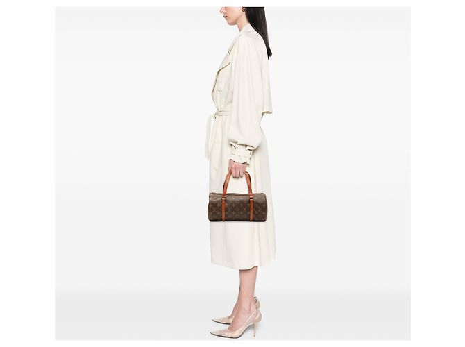 Borsa Louis Vuitton Monogram Papillon 30 marrone - vista 7