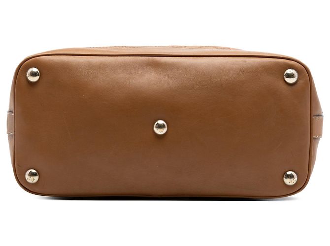 Borsa Gucci Medium Guccissima Charm Dome marrone - vista 3
