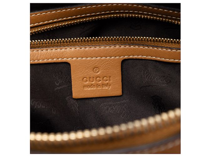 Borsa Gucci Medium Guccissima Charm Dome marrone - vista 5