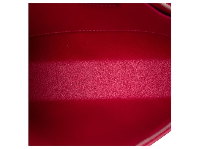 Beauty case e clutch bag 26 in Epi Toile rosa Louis Vuitton - vista 4