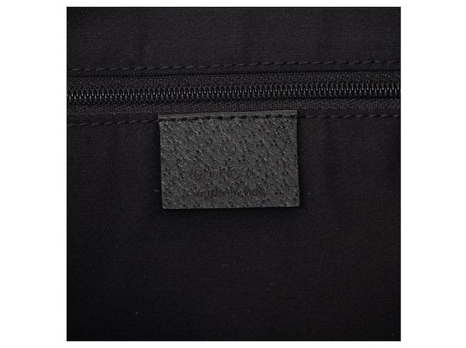 Borsa a tracolla Abbey GG Canvas nera con anello a D Gucci Nero - vista 5