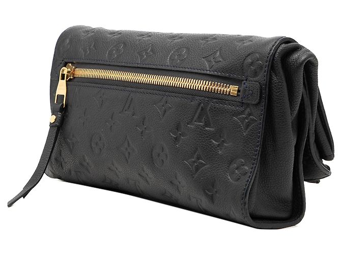 Clutch Louis Vuitton Monogram Empreinte Petillante Blu - vista 2