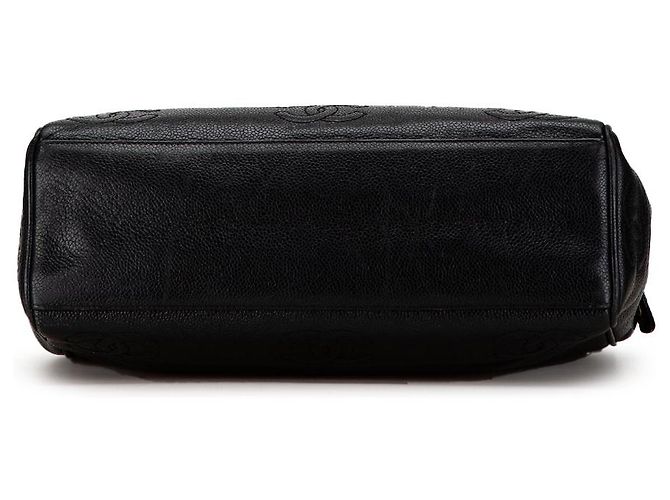 Borsa a tracolla Chanel Triple CC Caviar nera Nero - vista 4