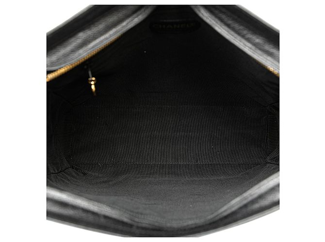 Borsa a tracolla Chanel Triple CC Caviar nera Nero - vista 5