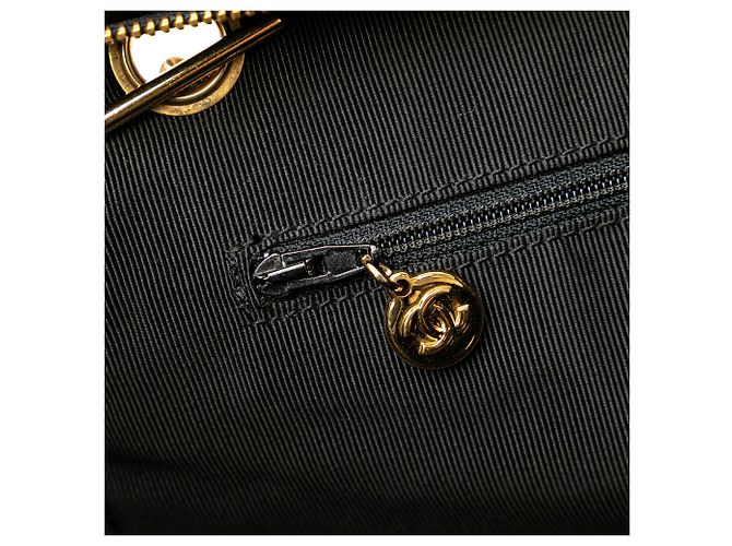 Borsa a tracolla Chanel Triple CC Caviar nera Nero - vista 7