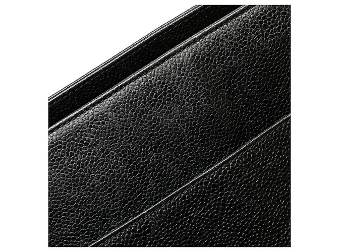 Borsa a tracolla Chanel Triple CC Caviar nera Nero - vista 9