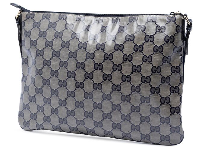 Borsa a tracolla Gucci GG Crystal blu - vista 2