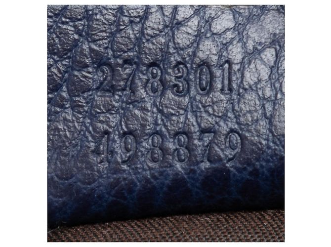 Borsa a tracolla Gucci GG Crystal blu - vista 6