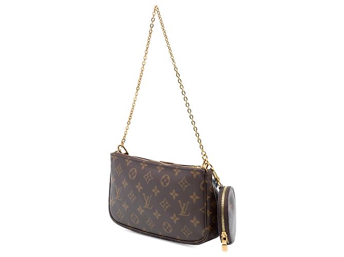 Borsa Louis Vuitton Monogram Multi Pochette Accessoires Marrone - vista 2