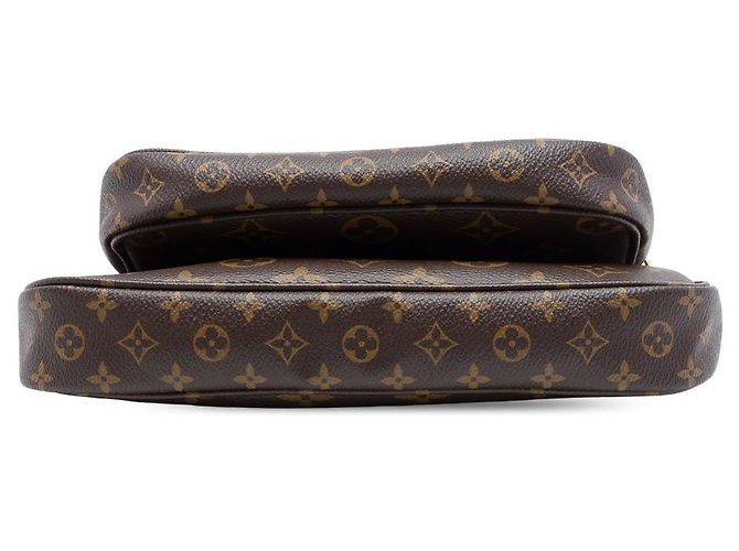 Borsa Louis Vuitton Monogram Multi Pochette Accessoires Marrone - vista 3