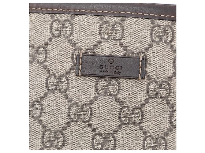 Borsa Tote Verticale Gucci GG Supreme Joy Beige - vista 5