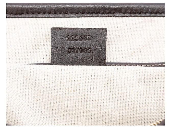 Borsa Tote Verticale Gucci GG Supreme Joy Beige - vista 6