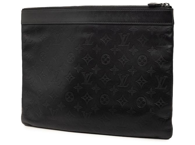 Pochette Louis Vuitton Monogram Shadow Discovery nera Nero - vista 2